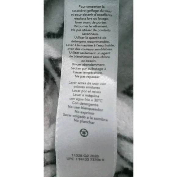 Carter's Boys 12M Gray Black Lion Fleece Zippered Long Sleeves Footie Pajama - Picture 4 of 6